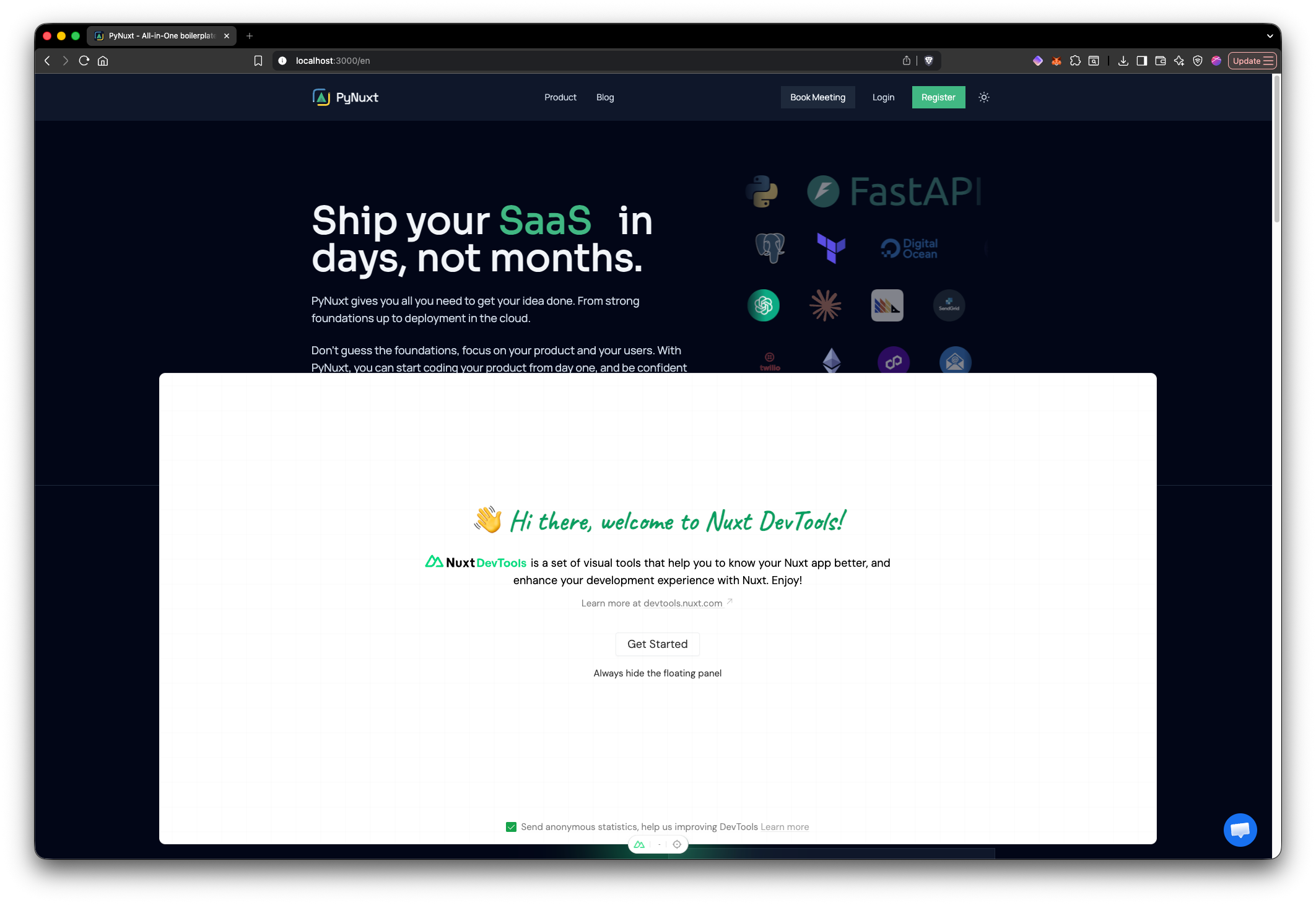 Nuxt-Powered Frontend
